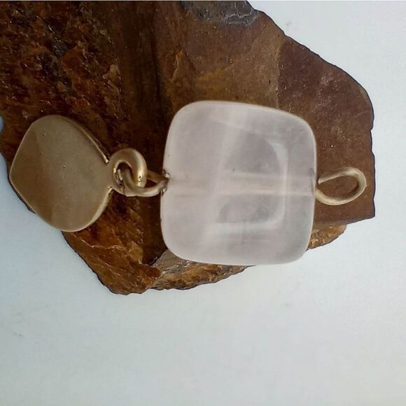 10k quartz pendulum necklace pendant - Picture 2 of 2